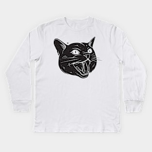 Fear the Cat Kids Long Sleeve T-Shirt